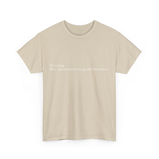 Book Lover Quote - T-Shirt