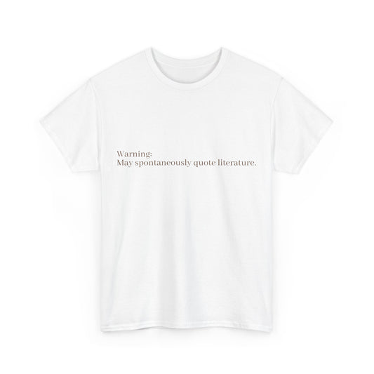 Book Lover Quote - T-Shirt